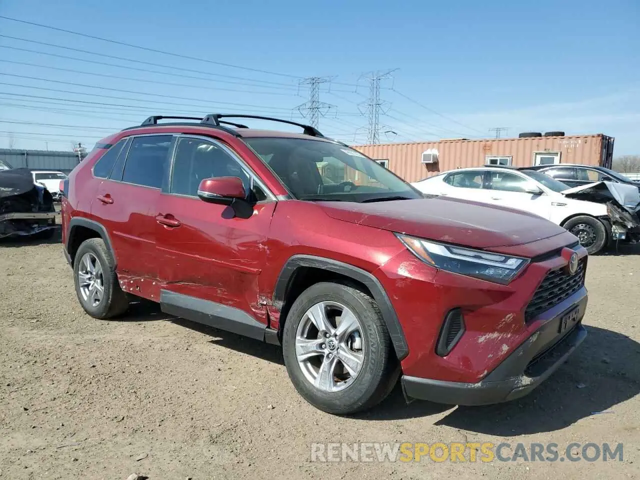 4 Photograph of a damaged car JTMRWRFV5PD193049 TOYOTA RAV4 2023