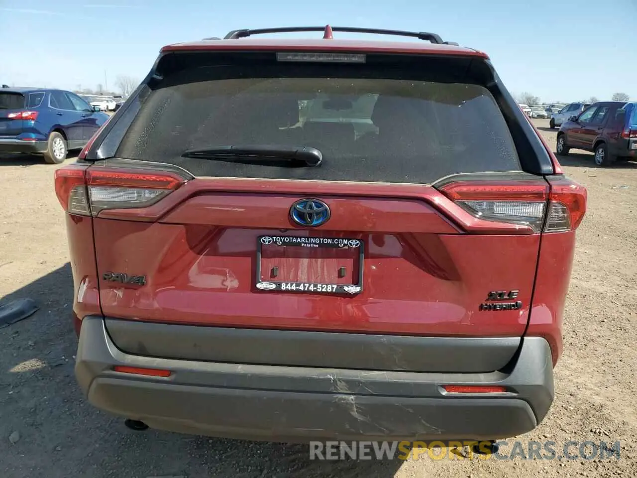 6 Photograph of a damaged car JTMRWRFV5PD193049 TOYOTA RAV4 2023