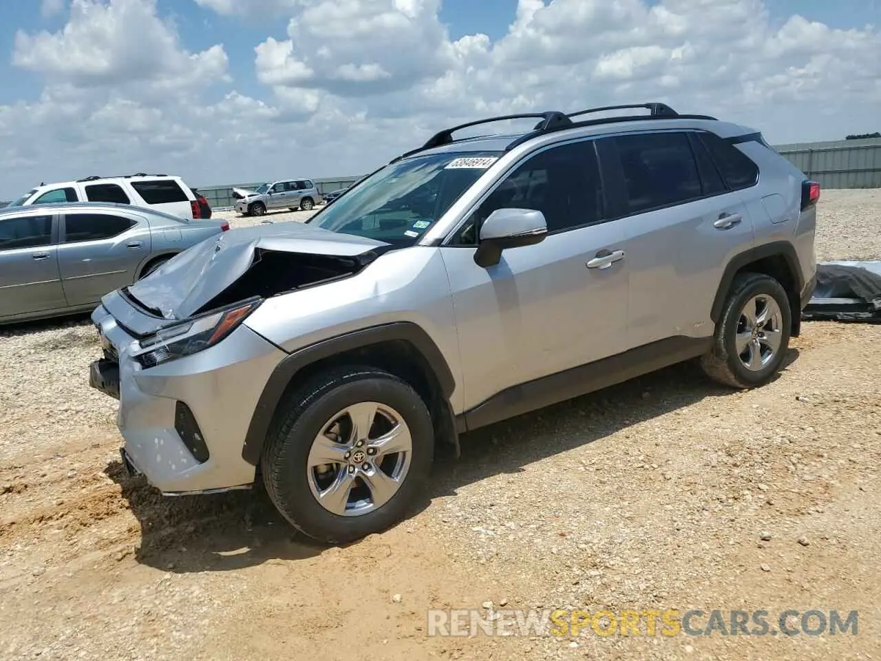 1 Photograph of a damaged car JTMRWRFVXPD196254 TOYOTA RAV4 2023