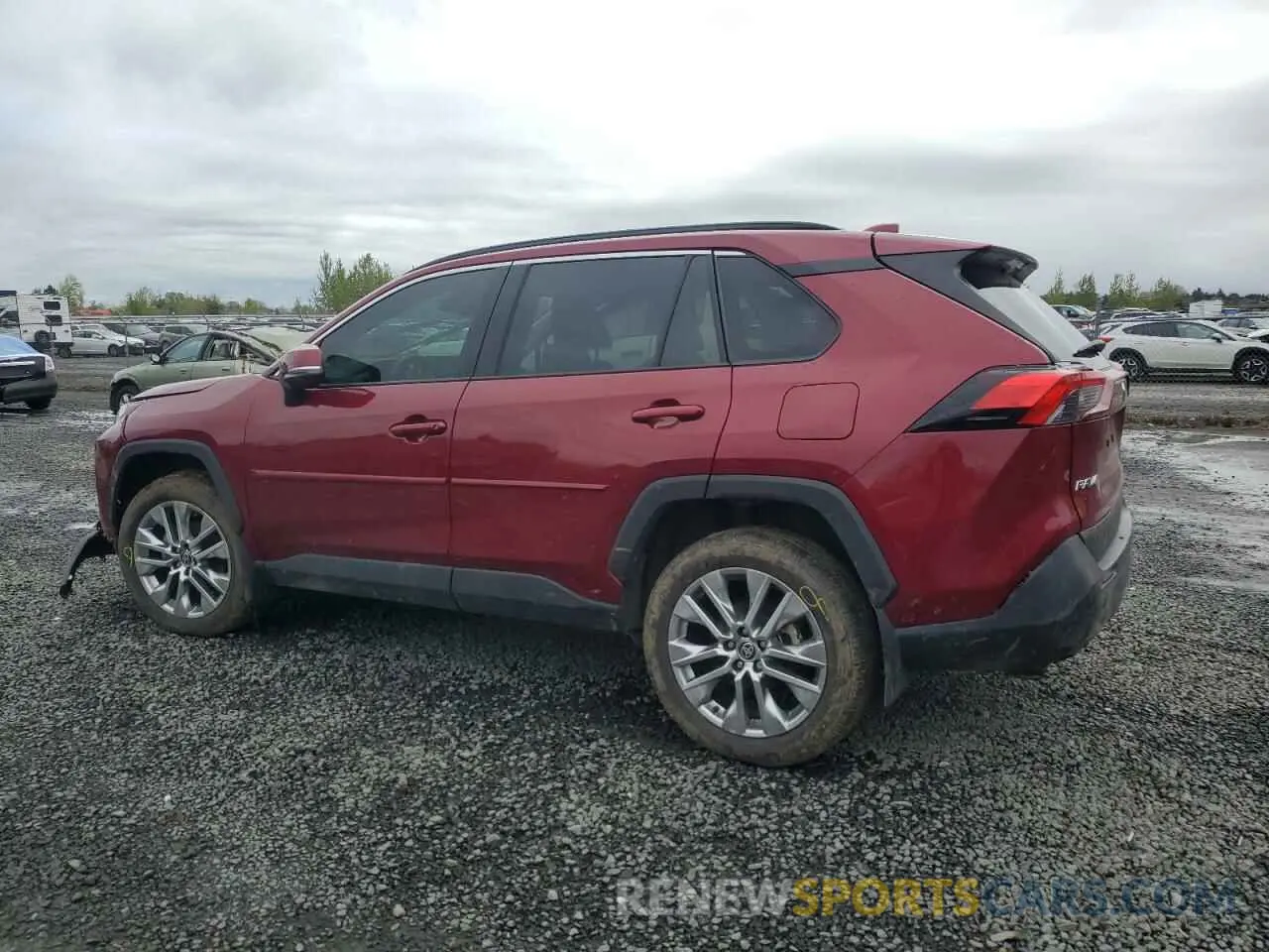 2 Photograph of a damaged car 2T3A1RFV7RW453498 TOYOTA RAV4 2024