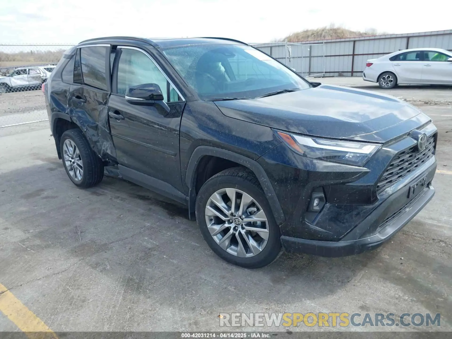 1 Photograph of a damaged car 2T3A1RFV8RC458744 TOYOTA RAV4 2024