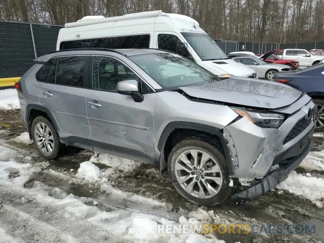 4 Фотография поврежденного автомобиля 2T3A1RFVXRC458826 TOYOTA RAV4 2024