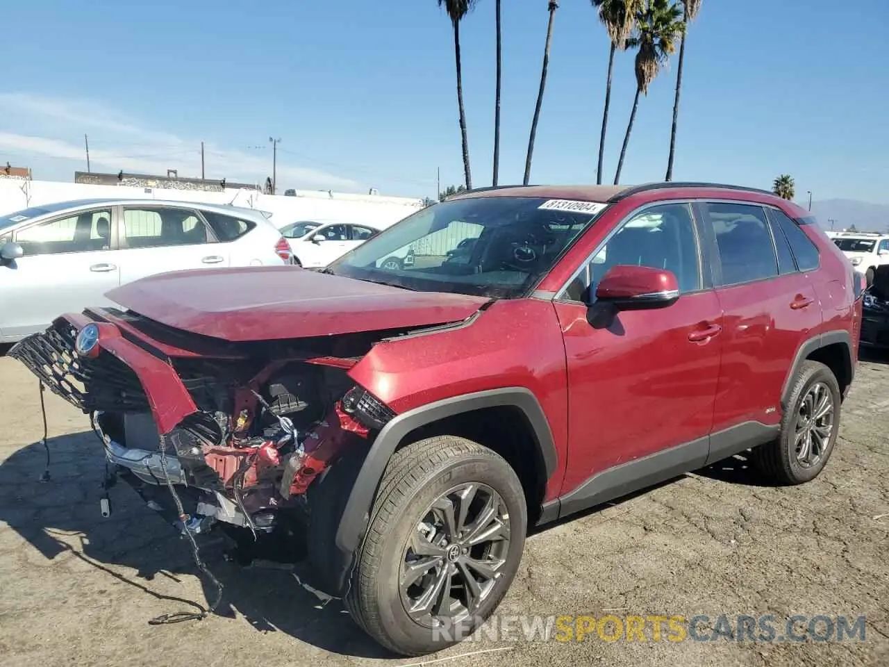 1 Фотография поврежденного автомобиля 2T3B6RFV9RW075545 TOYOTA RAV4 2024