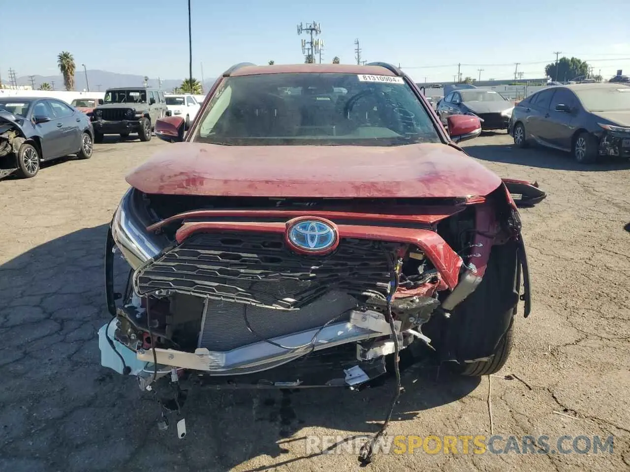 5 Фотография поврежденного автомобиля 2T3B6RFV9RW075545 TOYOTA RAV4 2024