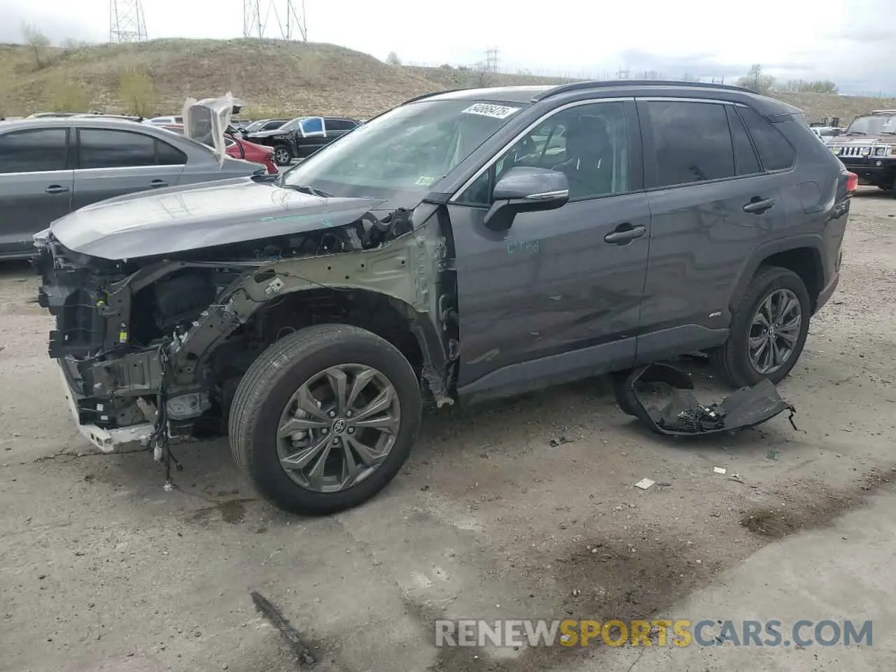 1 Photograph of a damaged car 2T3B6RFVXRW062450 TOYOTA RAV4 2024