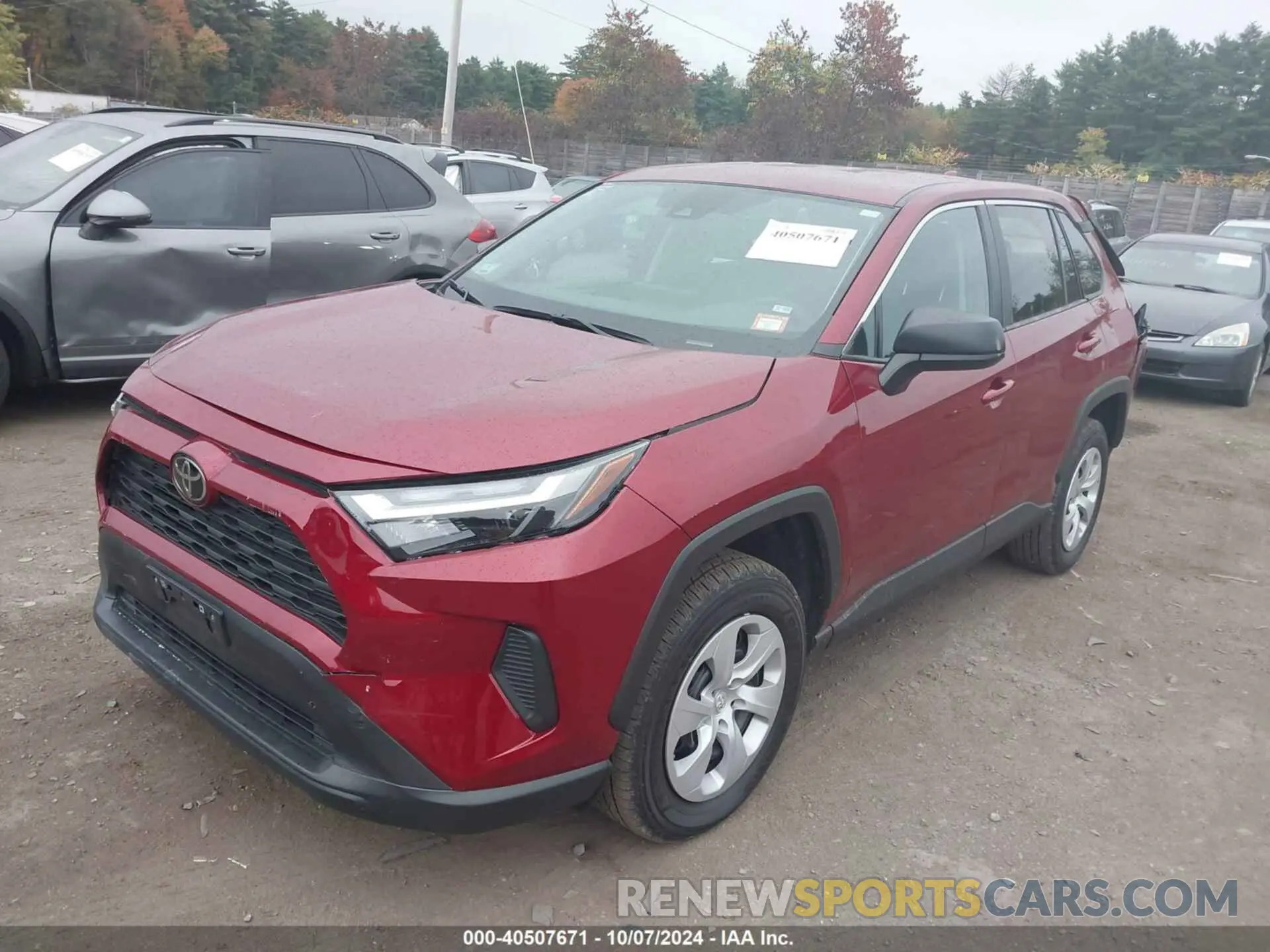 2 Photograph of a damaged car 2T3F1RFV4RW425647 TOYOTA RAV4 2024