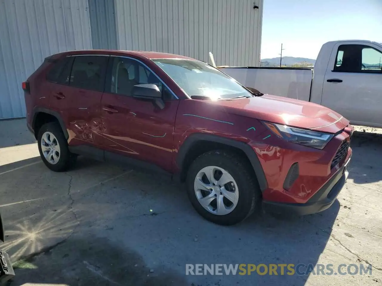 4 Photograph of a damaged car 2T3F1RFV5RW466109 TOYOTA RAV4 2024