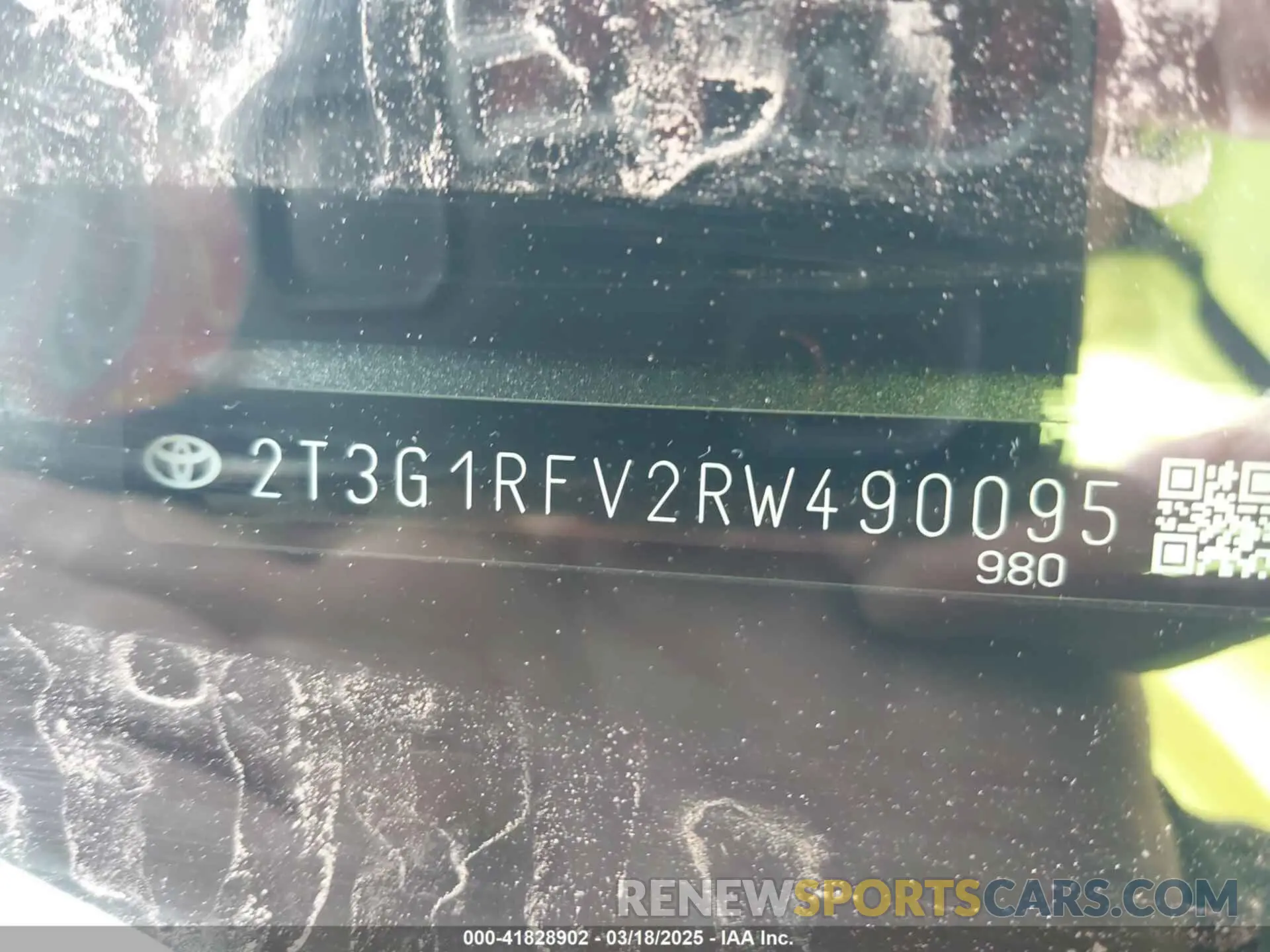 9 Фотография поврежденного автомобиля 2T3G1RFV2RW490095 TOYOTA RAV4 2024