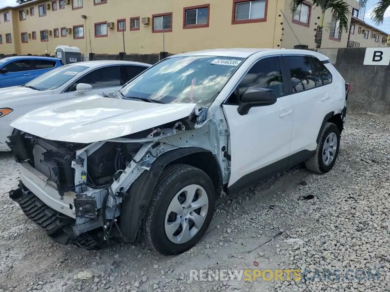 1 Photograph of a damaged car 2T3H1RFV2RW316435 TOYOTA RAV4 2024