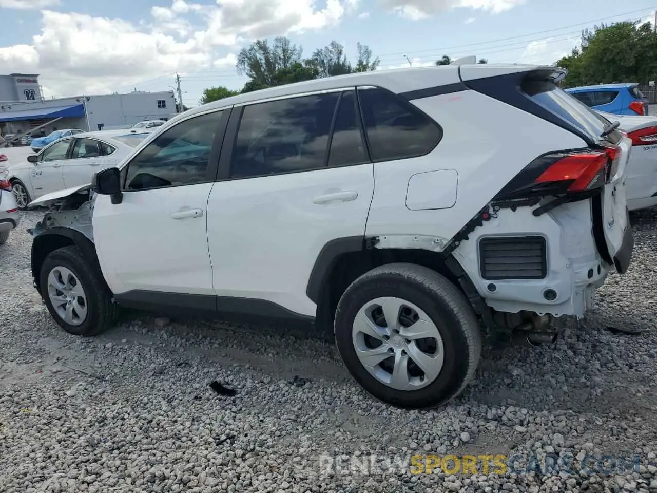 2 Photograph of a damaged car 2T3H1RFV2RW316435 TOYOTA RAV4 2024