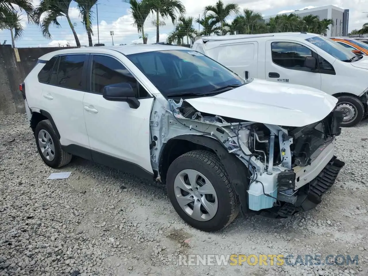 4 Photograph of a damaged car 2T3H1RFV2RW316435 TOYOTA RAV4 2024