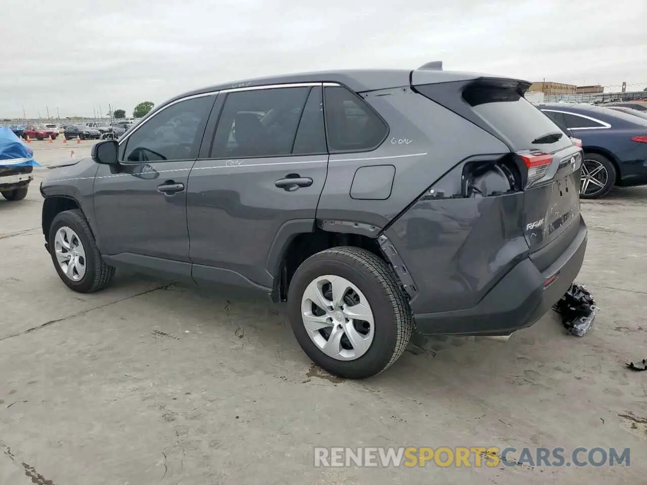 2 Photograph of a damaged car 2T3H1RFV4RW347816 TOYOTA RAV4 2024