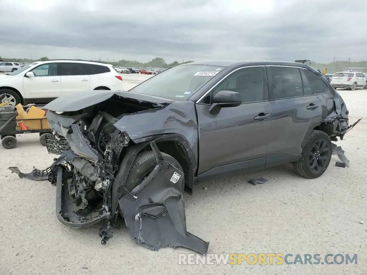 1 Photograph of a damaged car 2T3H1RFV5RC267135 TOYOTA RAV4 2024