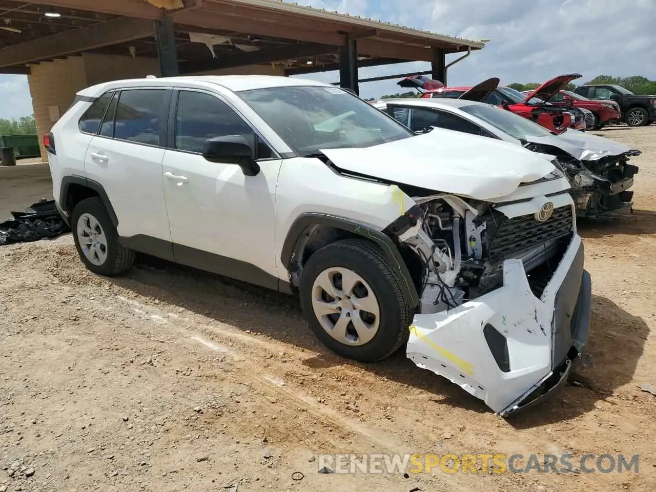 4 Фотография поврежденного автомобиля 2T3H1RFV5RW346951 TOYOTA RAV4 2024