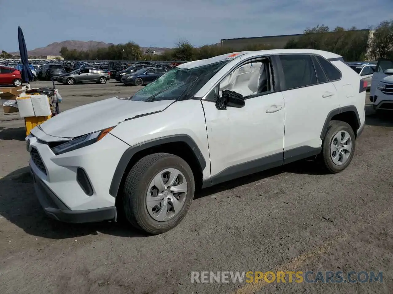 1 Photograph of a damaged car 2T3H1RFV7RW315846 TOYOTA RAV4 2024