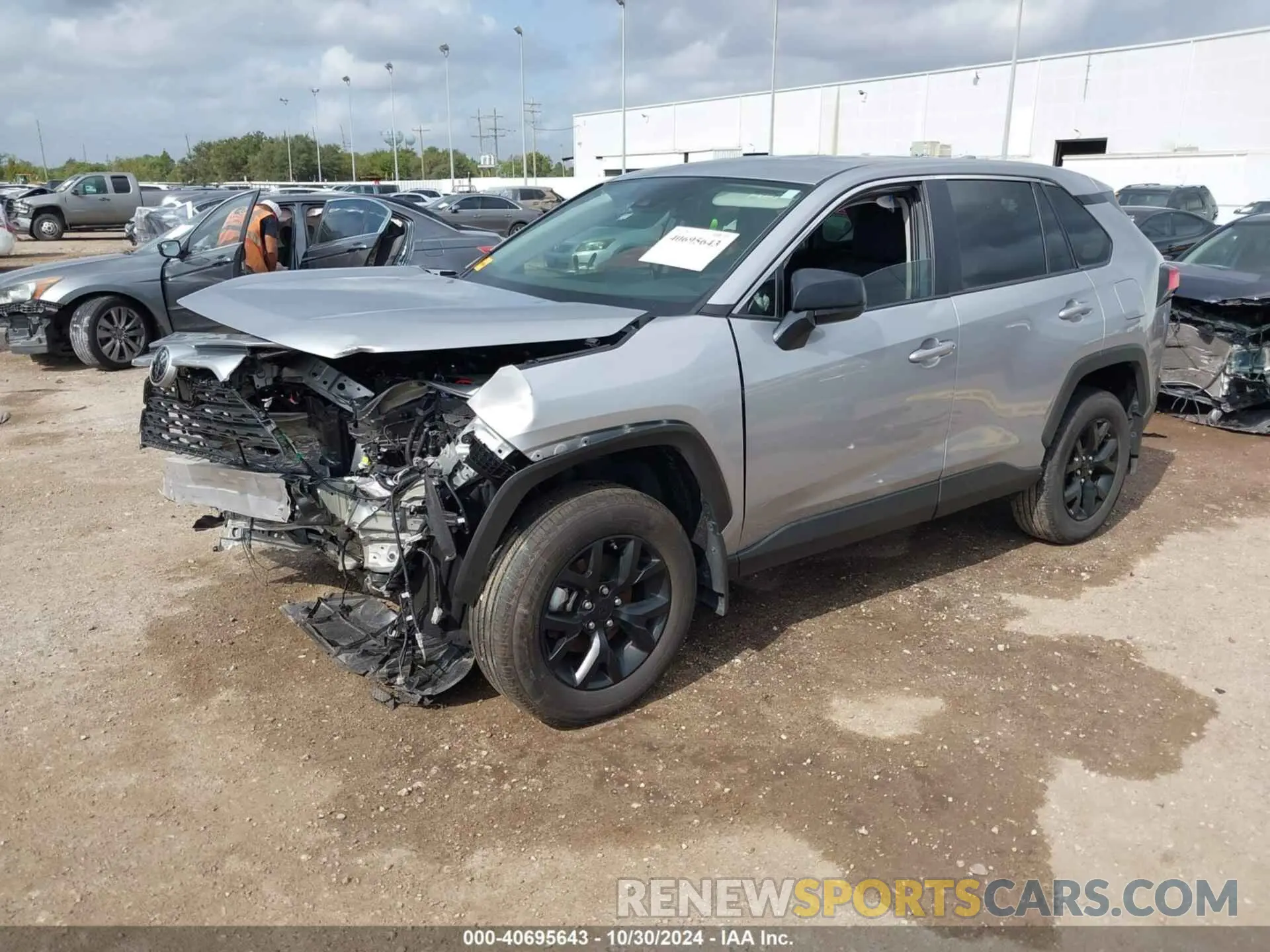 2 Photograph of a damaged car 2T3H1RFV9RW315699 TOYOTA RAV4 2024