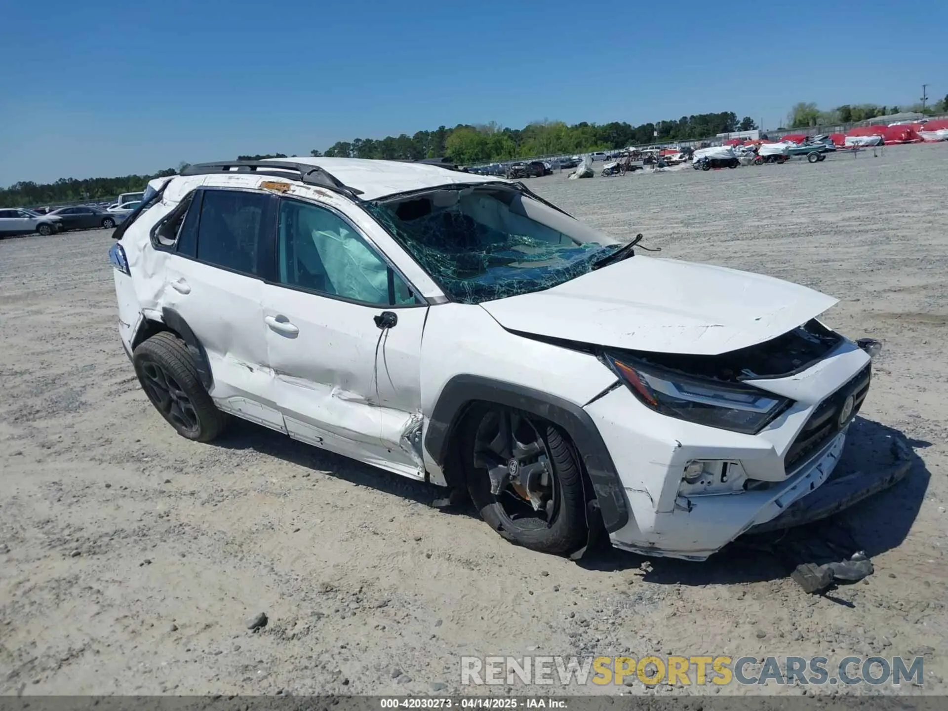 1 Photograph of a damaged car 2T3J1RFV0RW413618 TOYOTA RAV4 2024