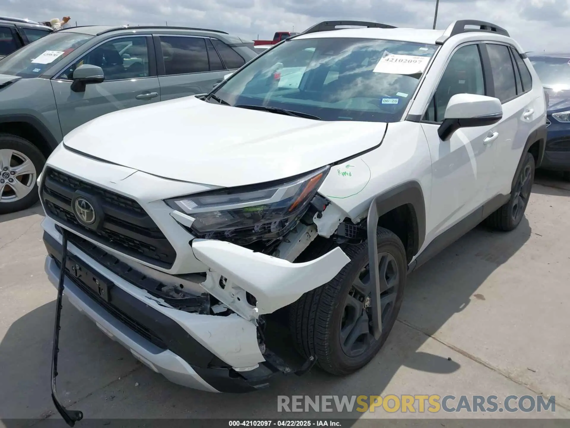 6 Фотография поврежденного автомобиля 2T3J1RFV2RW470578 TOYOTA RAV4 2024