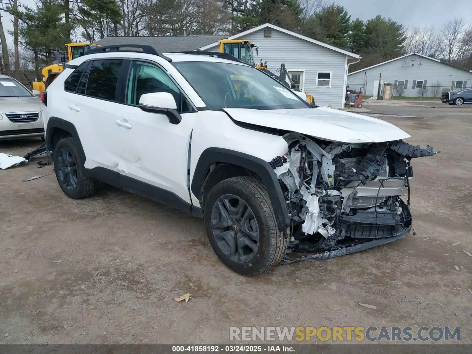 1 Photograph of a damaged car 2T3J1RFV4RW442281 TOYOTA RAV4 2024