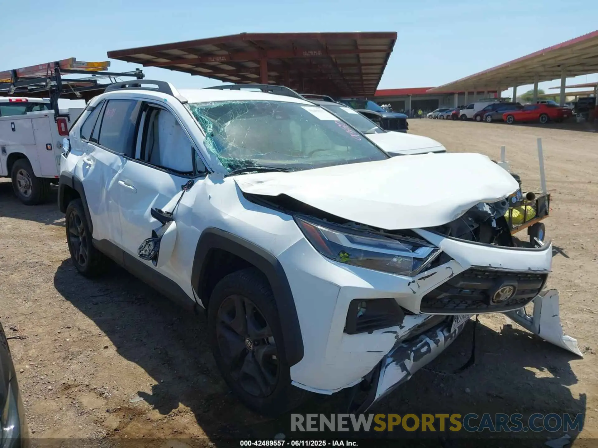 1 Photograph of a damaged car 2T3J1RFV7RW473847 TOYOTA RAV4 2024