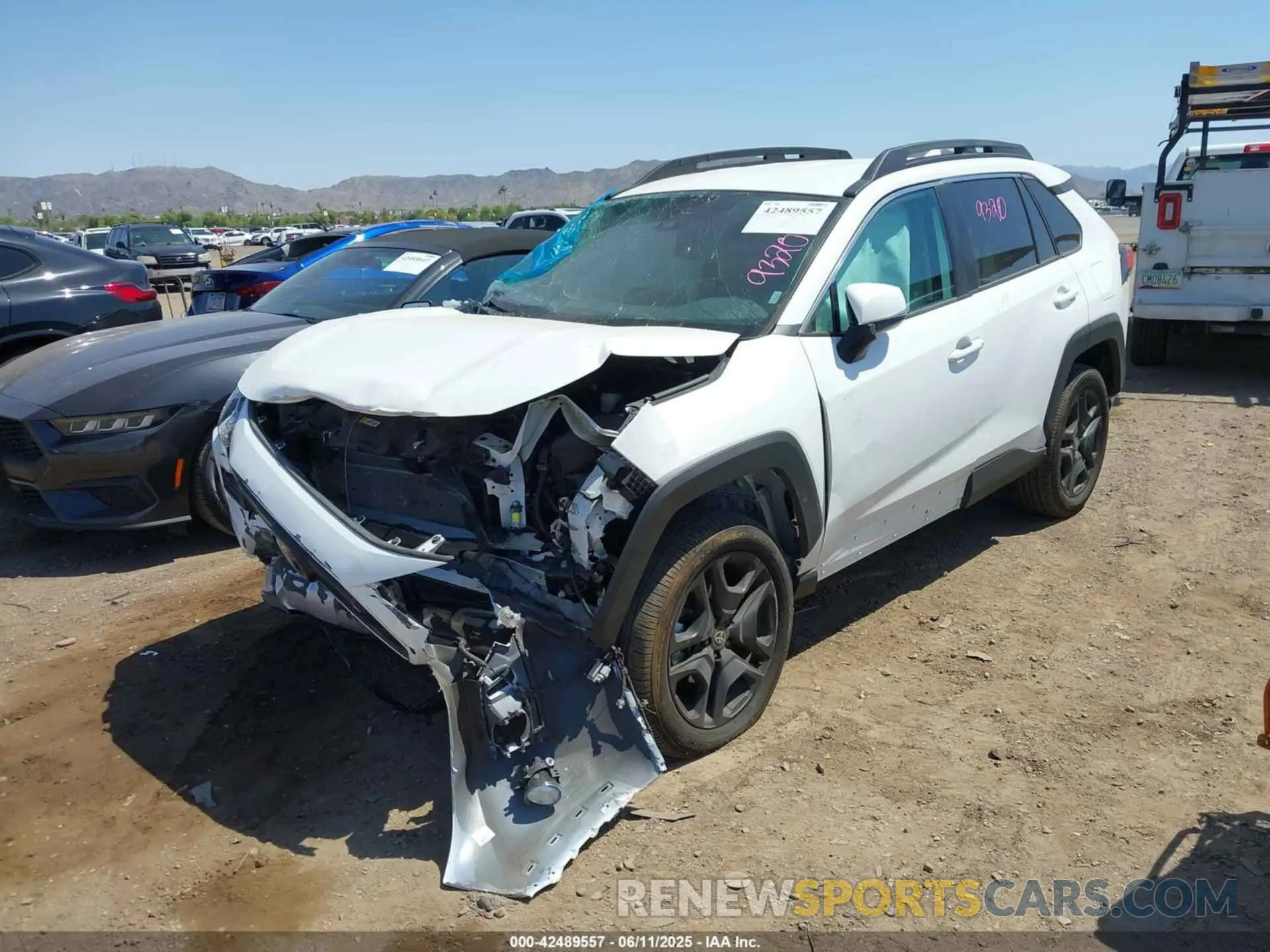 2 Photograph of a damaged car 2T3J1RFV7RW473847 TOYOTA RAV4 2024