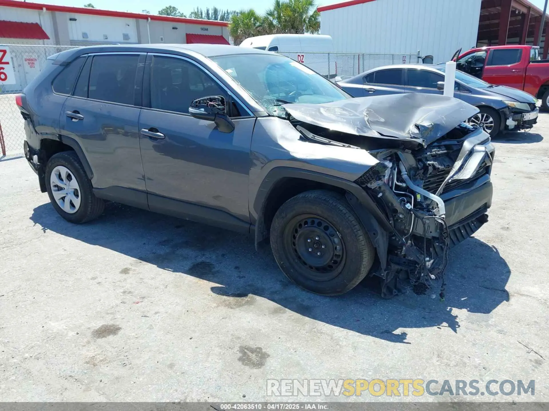 1 Photograph of a damaged car 2T3K1RFV5RC279291 TOYOTA RAV4 2024