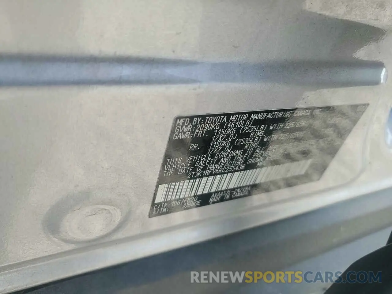 13 Фотография поврежденного автомобиля 2T3K1RFV6RC255436 TOYOTA RAV4 2024