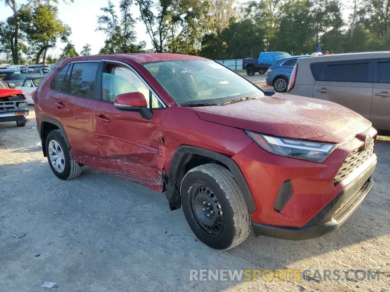 4 Photograph of a damaged car 2T3K1RFV7RW347427 TOYOTA RAV4 2024