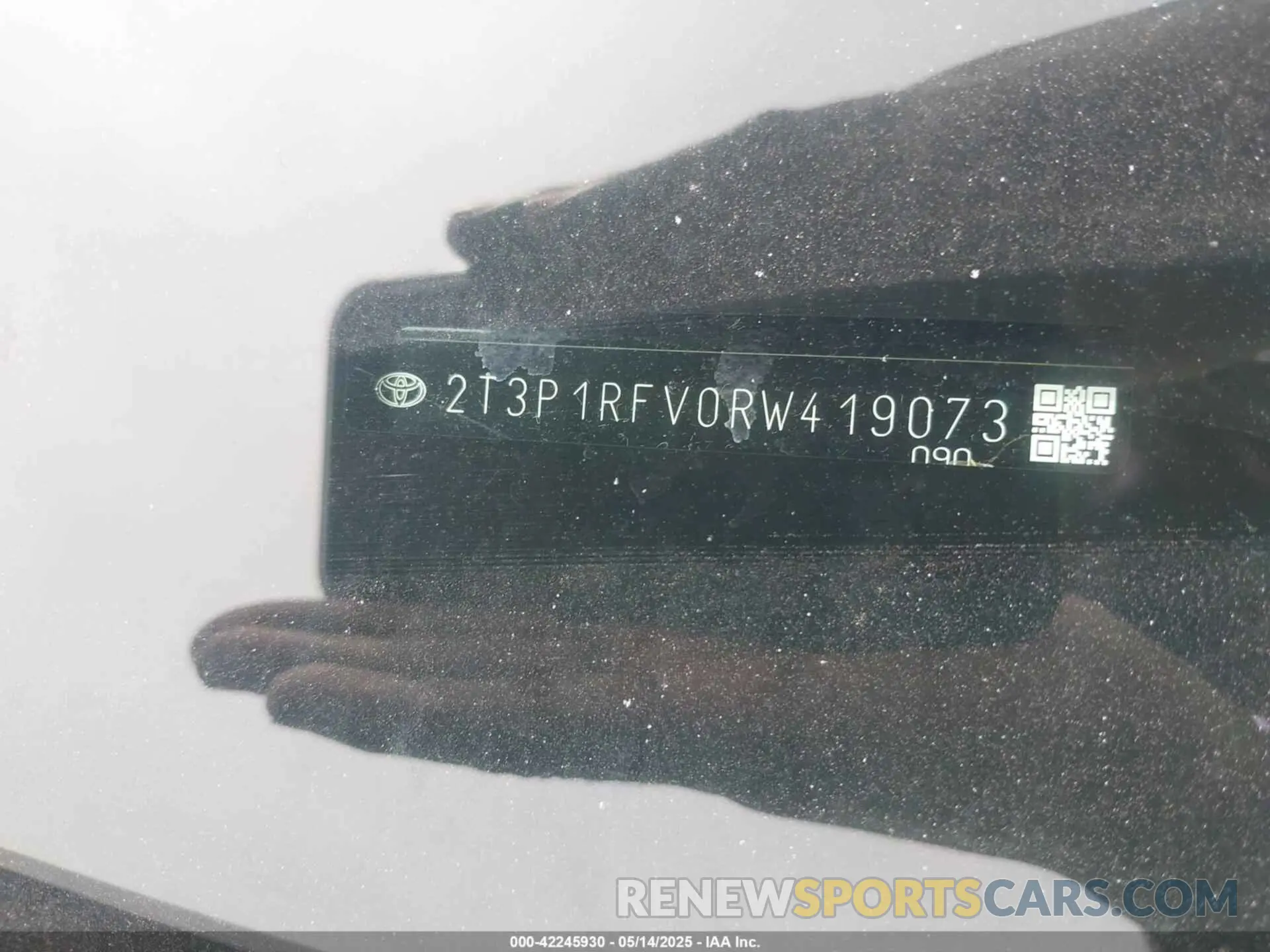 9 Фотография поврежденного автомобиля 2T3P1RFV0RW419073 TOYOTA RAV4 2024