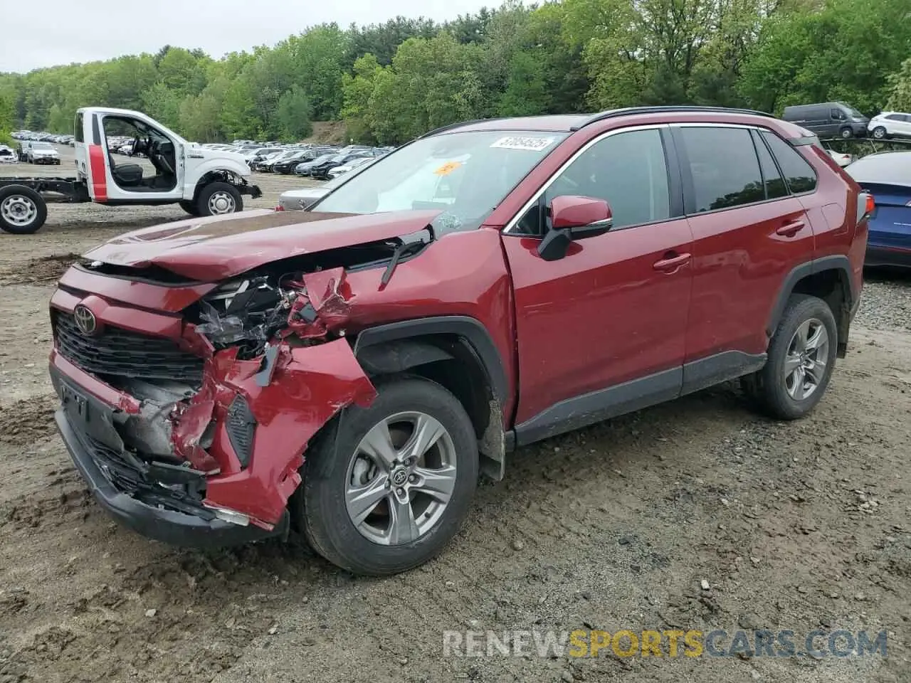 1 Фотография поврежденного автомобиля 2T3P1RFV1RW422211 TOYOTA RAV4 2024
