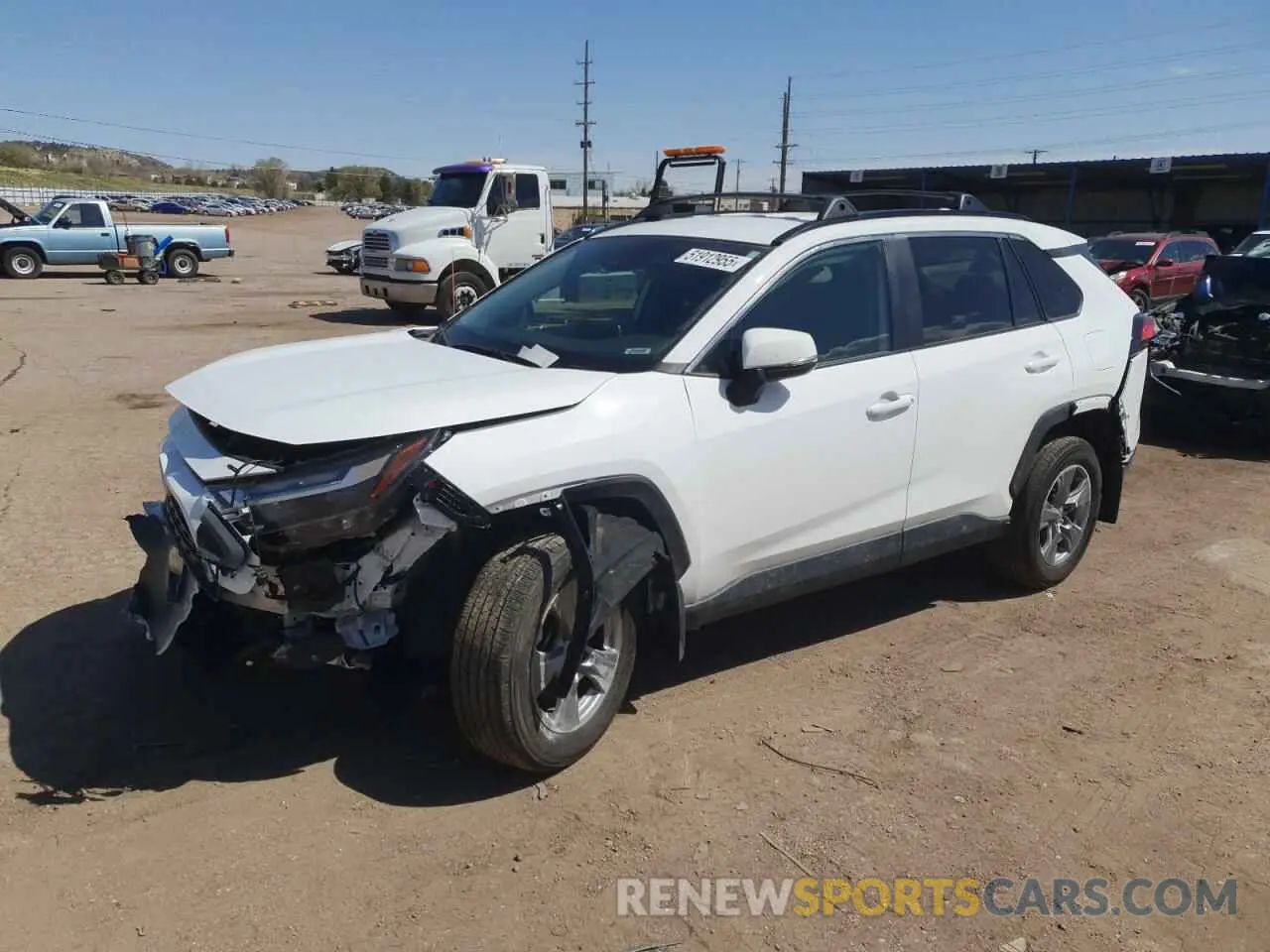 1 Photograph of a damaged car 2T3P1RFV2RW458117 TOYOTA RAV4 2024