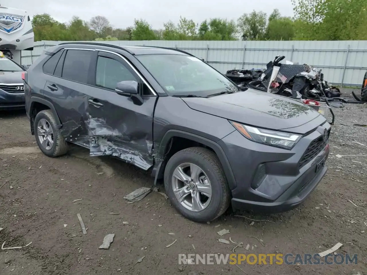 4 Photograph of a damaged car 2T3P1RFV5RC472952 TOYOTA RAV4 2024