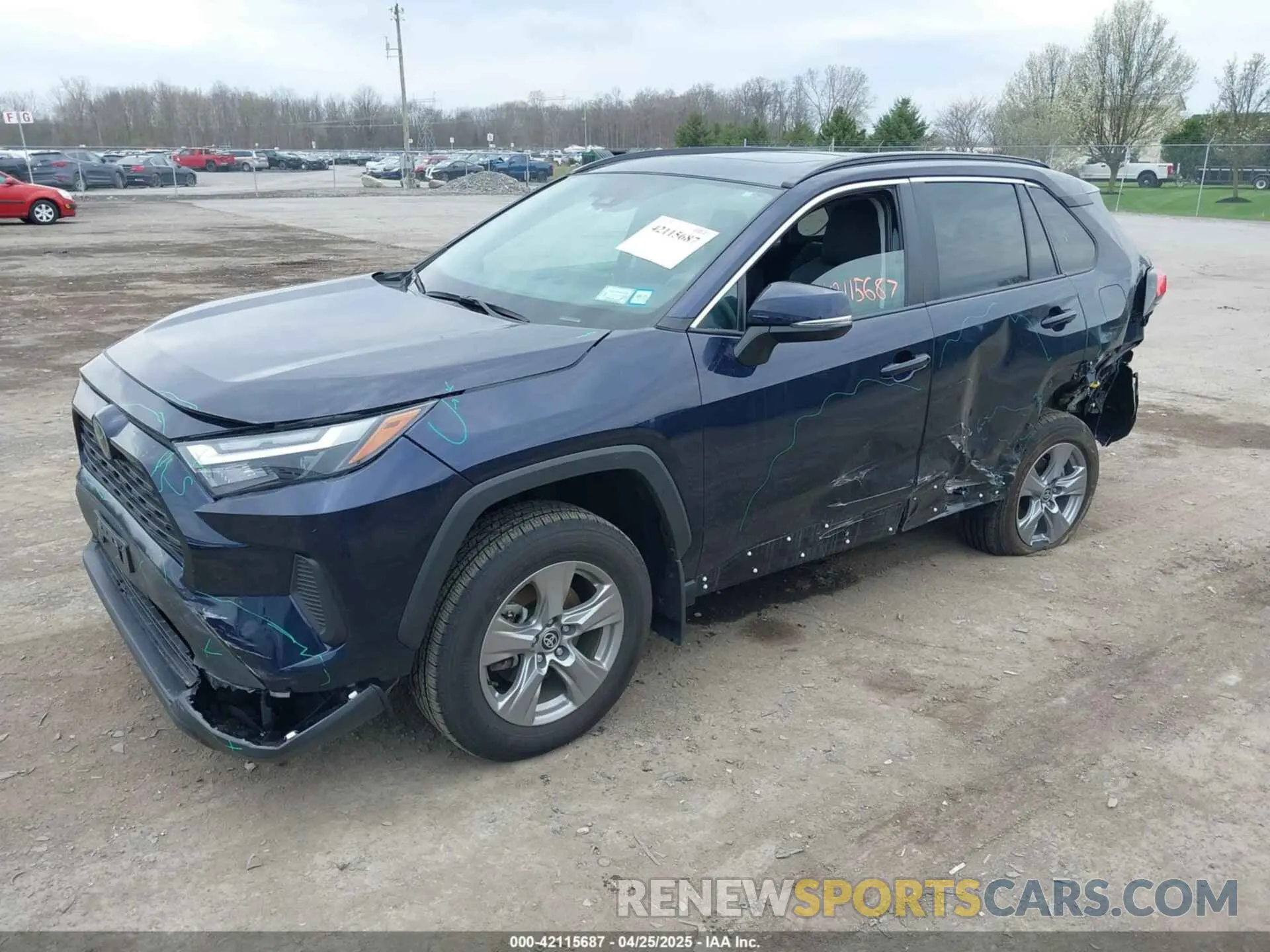 2 Фотография поврежденного автомобиля 2T3P1RFV5RW467555 TOYOTA RAV4 2024
