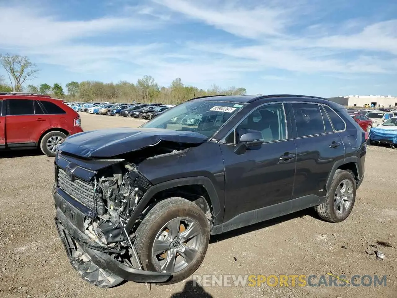 1 Photograph of a damaged car 2T3RWRFV4RW214852 TOYOTA RAV4 2024