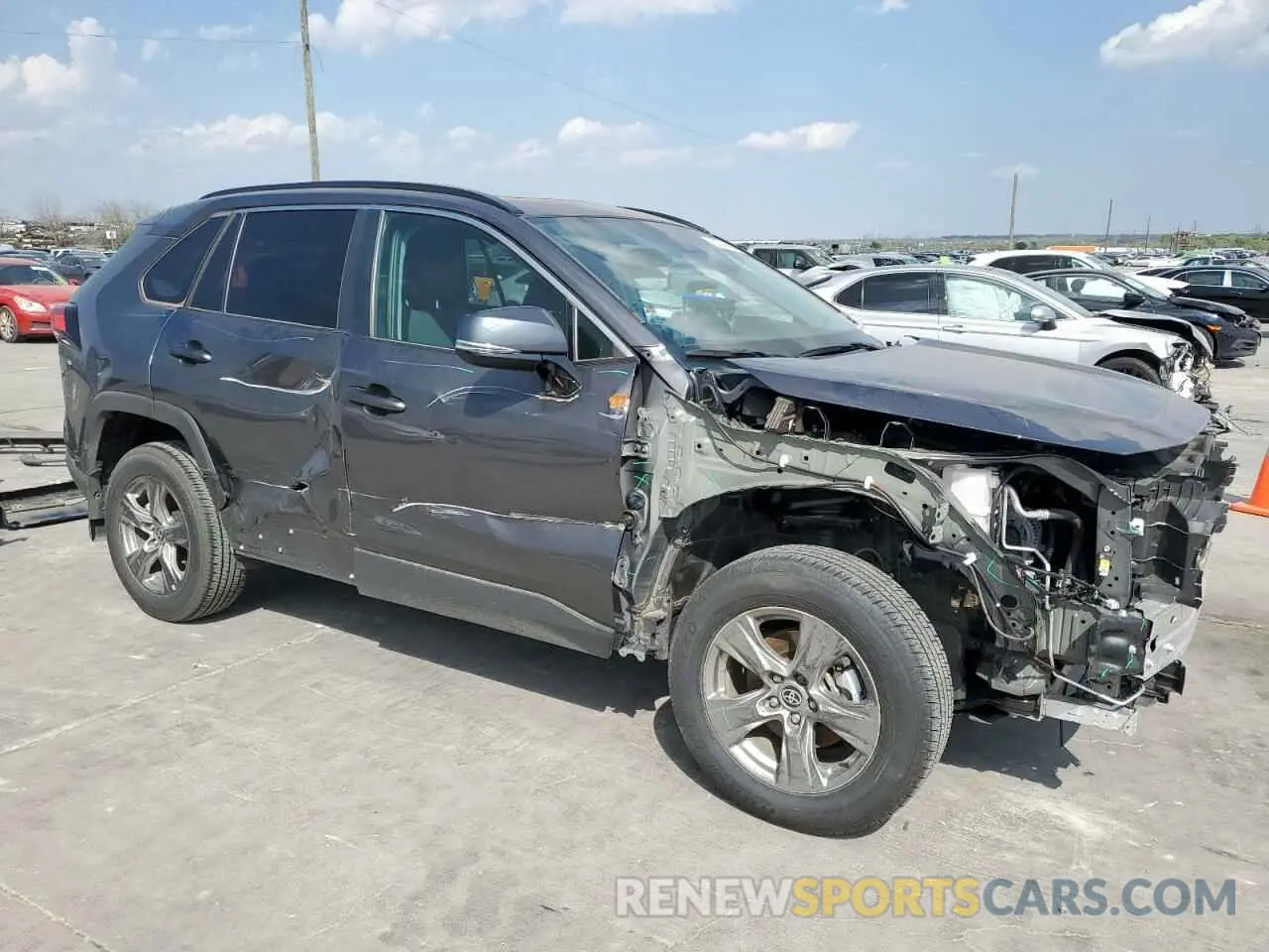 4 Photograph of a damaged car 2T3W1RFV2RC277693 TOYOTA RAV4 2024
