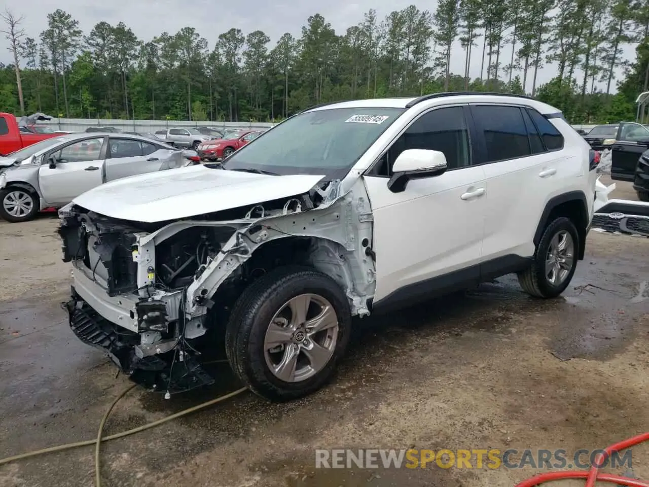 1 Photograph of a damaged car 2T3W1RFV3RC303184 TOYOTA RAV4 2024