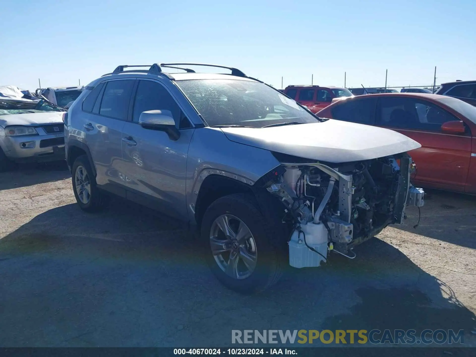 1 Photograph of a damaged car 2T3W1RFV5RC278062 TOYOTA RAV4 2024