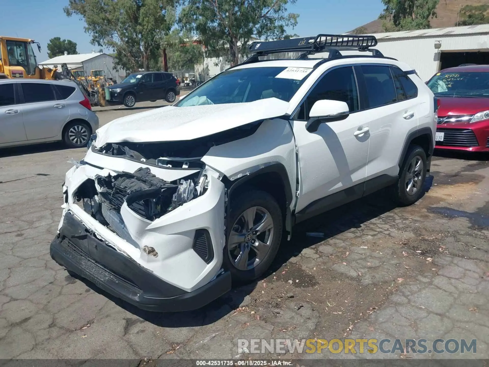 2 Photograph of a damaged car 2T3W1RFV5RW304139 TOYOTA RAV4 2024