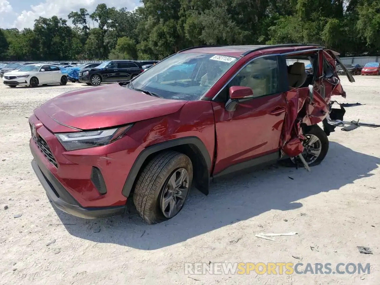 1 Photograph of a damaged car 2T3W1RFV5RW330756 TOYOTA RAV4 2024