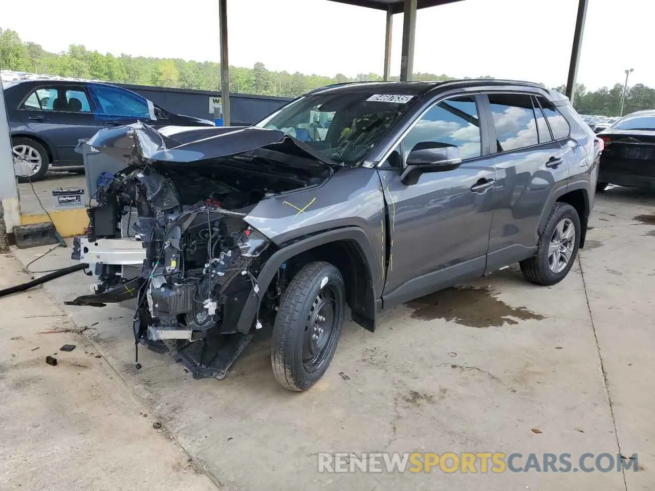 1 Photograph of a damaged car 2T3W1RFV7RC300580 TOYOTA RAV4 2024