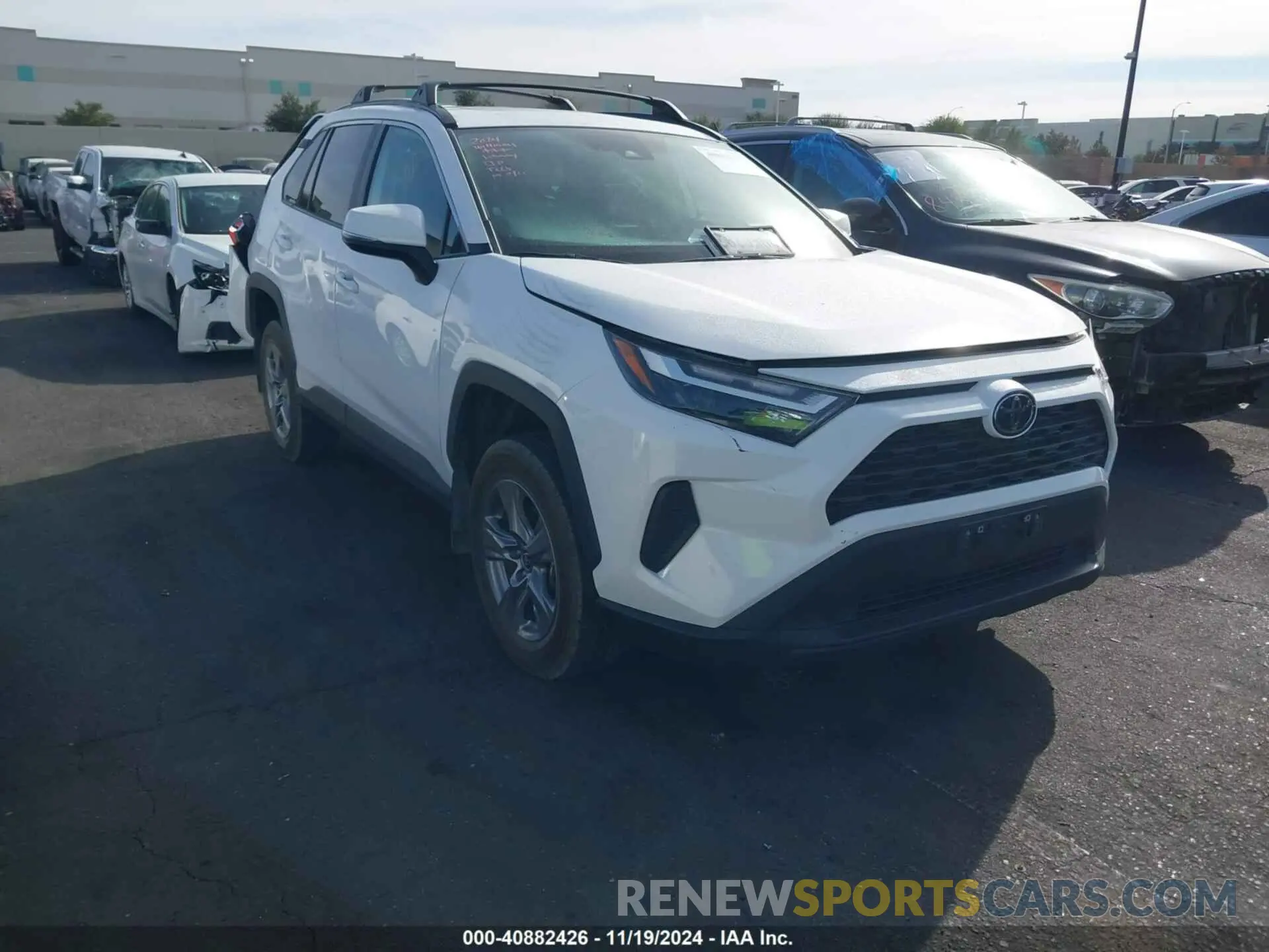 1 Photograph of a damaged car 2T3W1RFV7RW301212 TOYOTA RAV4 2024
