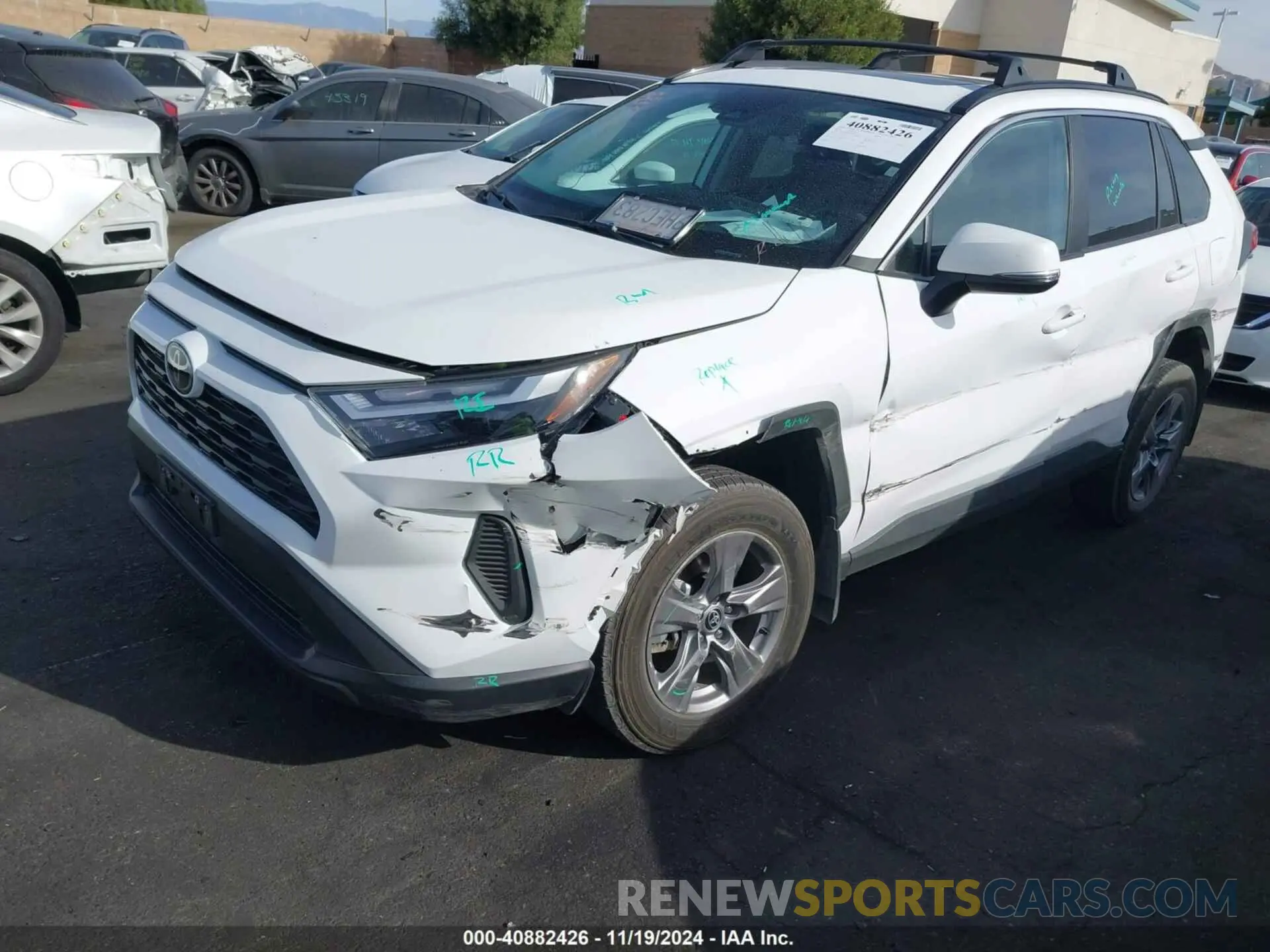 2 Photograph of a damaged car 2T3W1RFV7RW301212 TOYOTA RAV4 2024