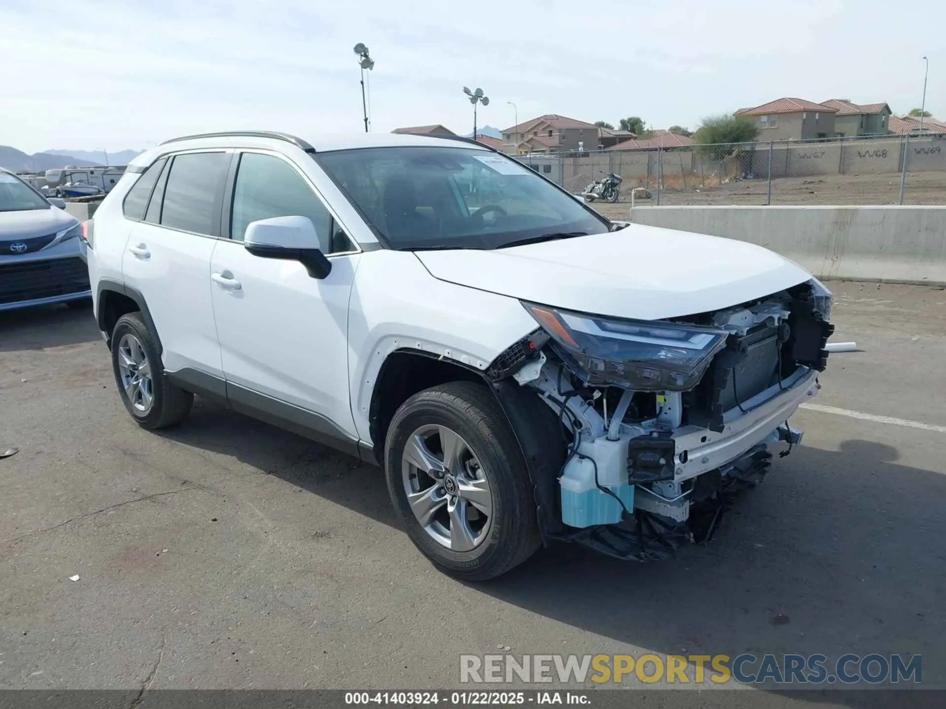 1 Photograph of a damaged car 2T3W1RFV7RW319208 TOYOTA RAV4 2024