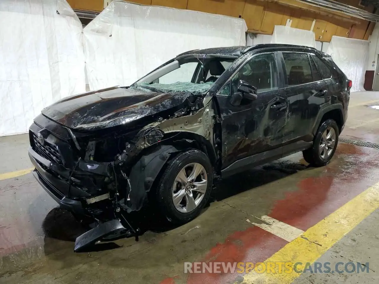1 Photograph of a damaged car 2T3W1RFV9RW307819 TOYOTA RAV4 2024