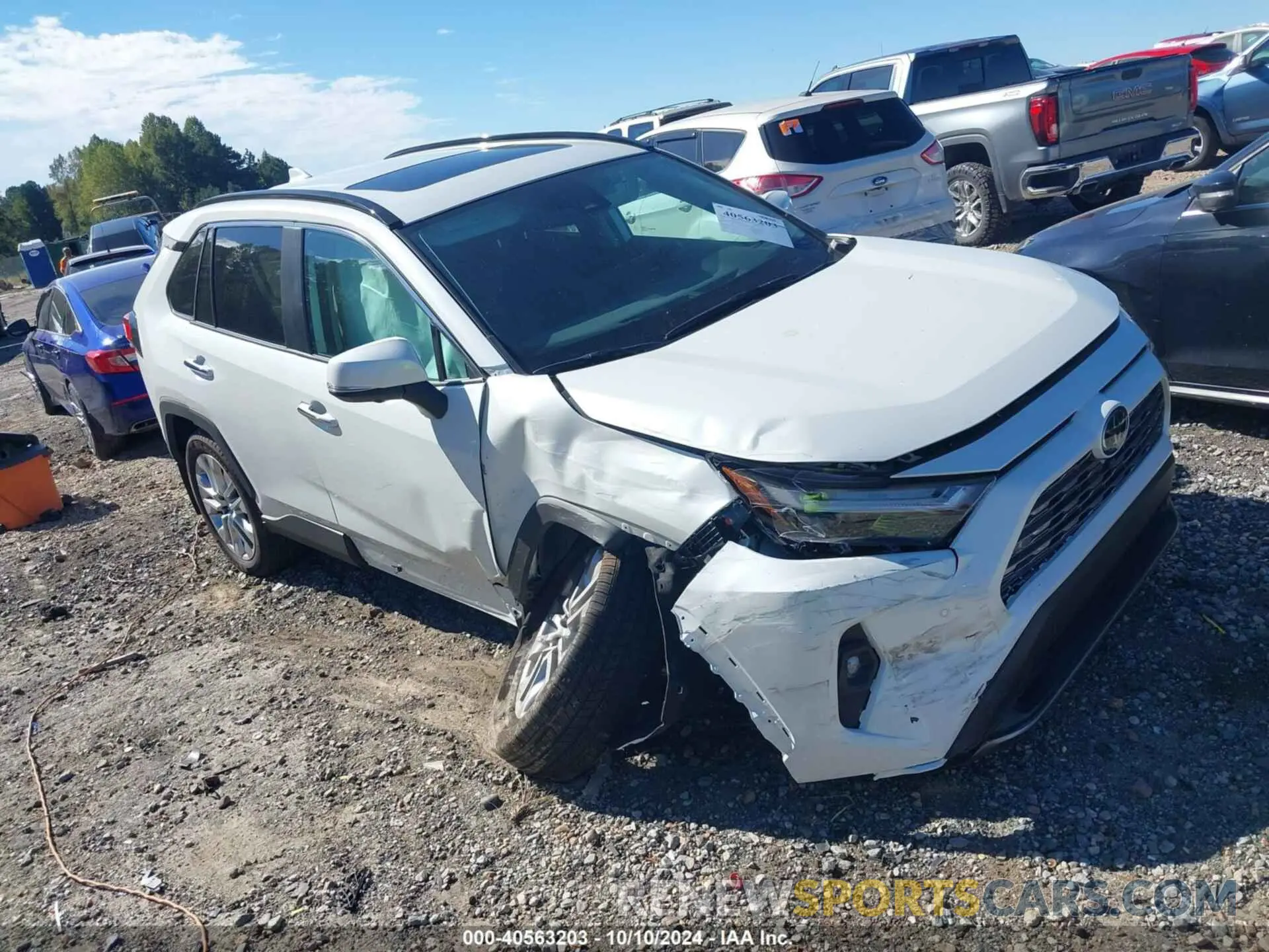 1 Photograph of a damaged car 2T3Y1RFV3RW329078 TOYOTA RAV4 2024