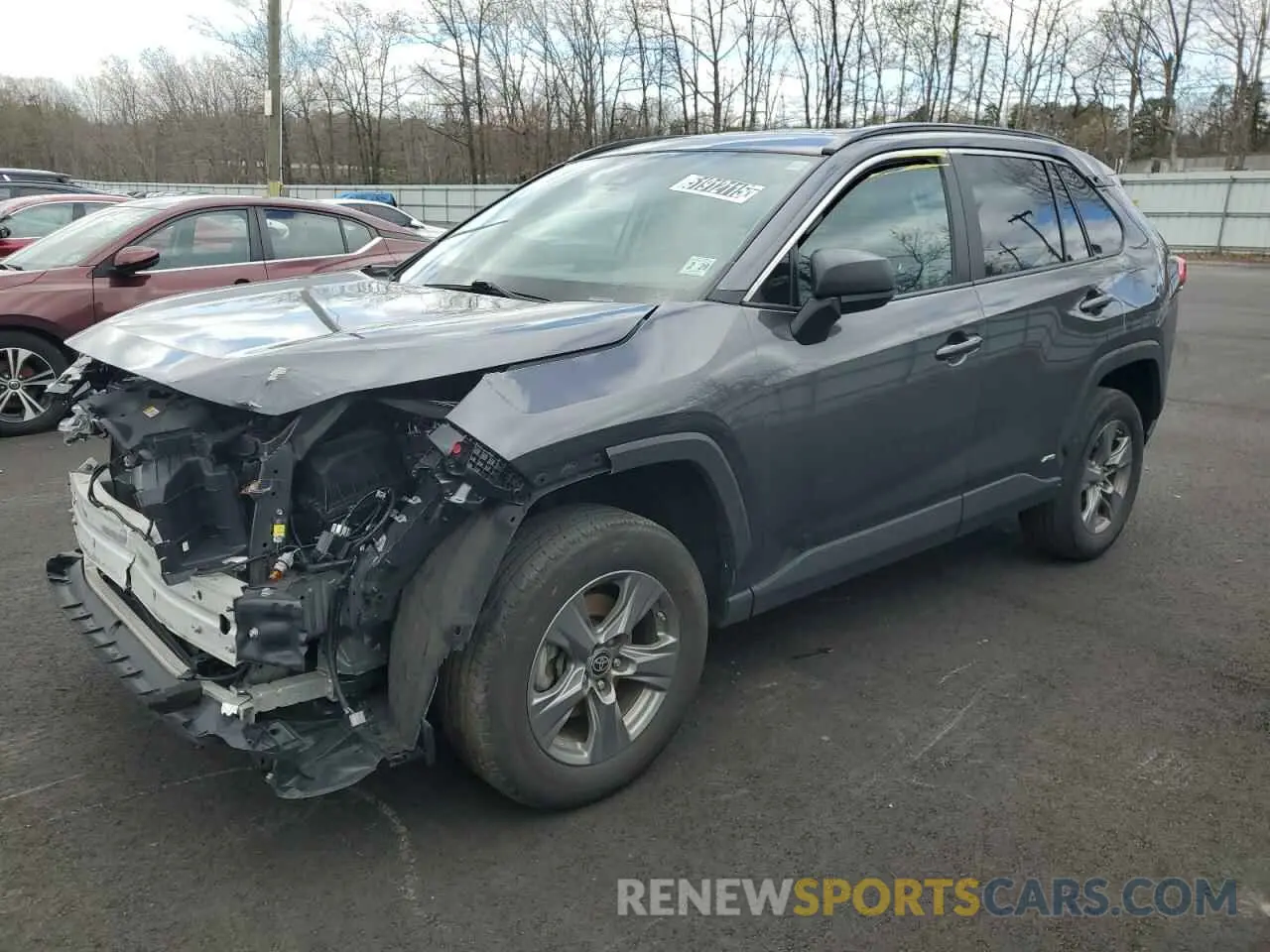 1 Photograph of a damaged car 4T3LWRFV1RU129148 TOYOTA RAV4 2024