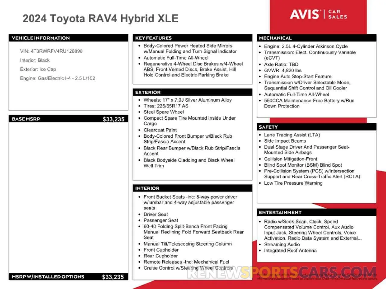 13 Фотография поврежденного автомобиля 4T3RWRFV4RU126898 TOYOTA RAV4 2024