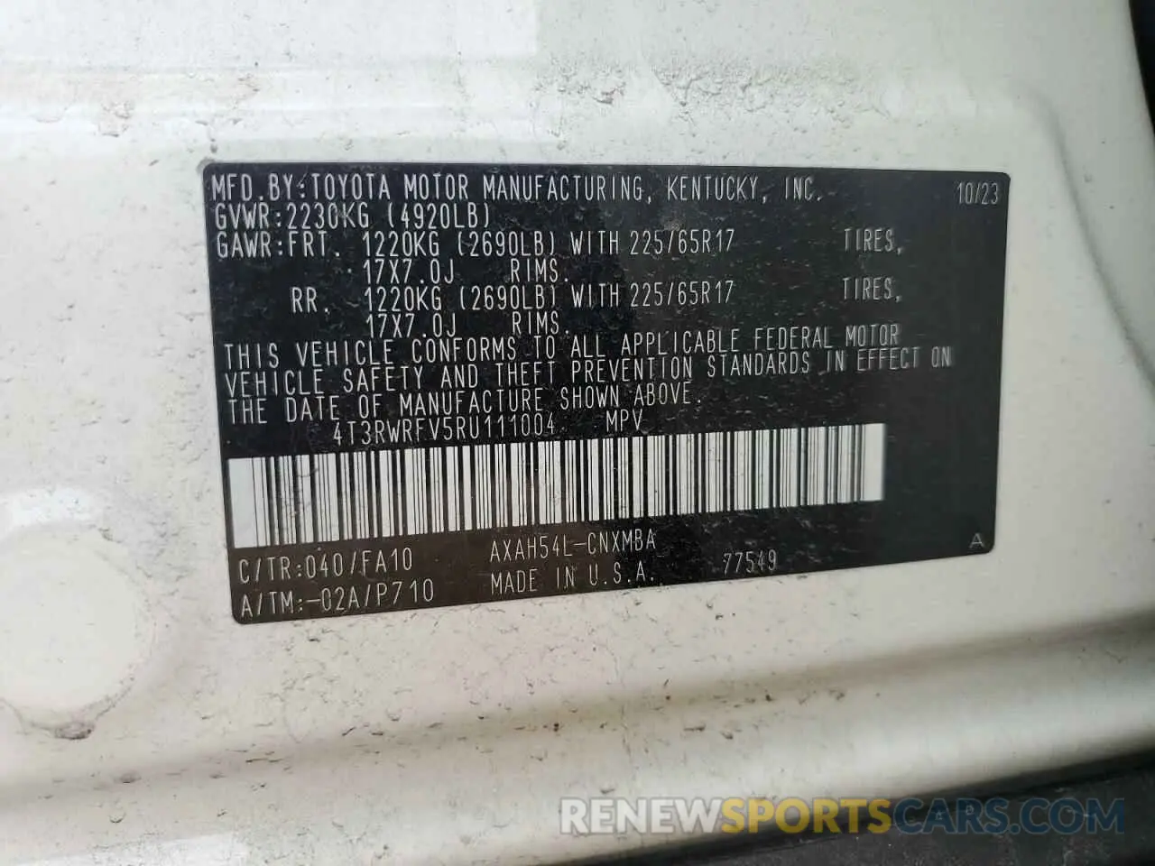 12 Фотография поврежденного автомобиля 4T3RWRFV5RU111004 TOYOTA RAV4 2024