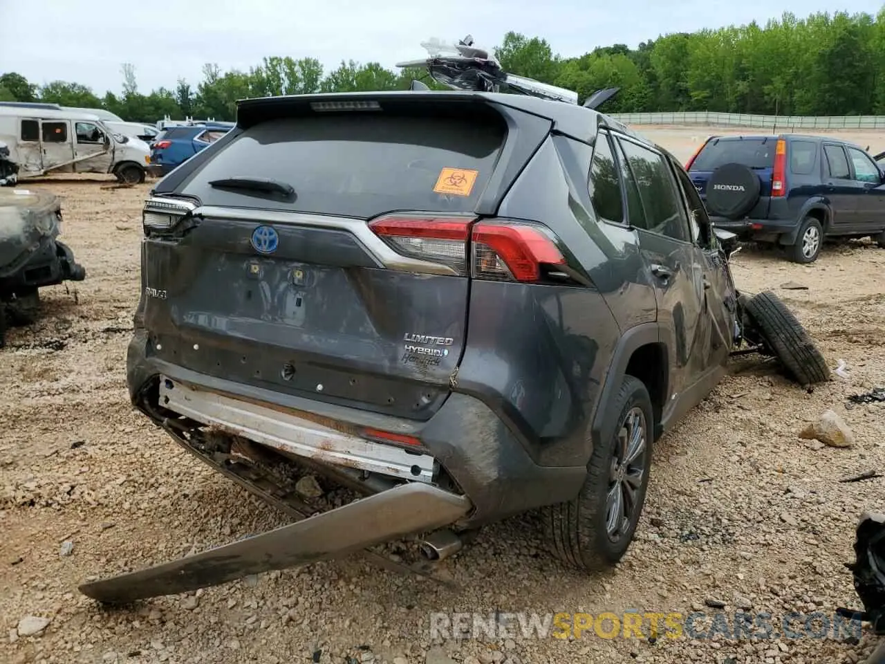 3 Фотография поврежденного автомобиля JTMD6RFV7RD146599 TOYOTA RAV4 2024