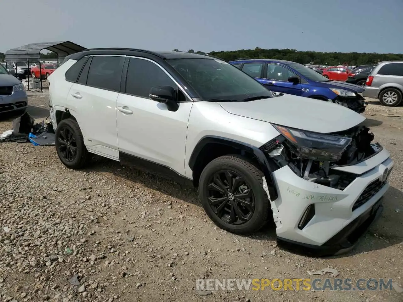 4 Фотография поврежденного автомобиля JTME6RFVXRJ042954 TOYOTA RAV4 2024